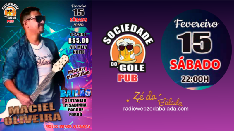 Maciel Oliveira na Sociedade do Gole Pub