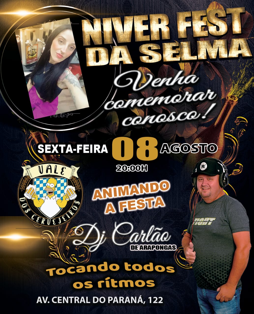 Niver da Selma no Vale do Cervejeiro 